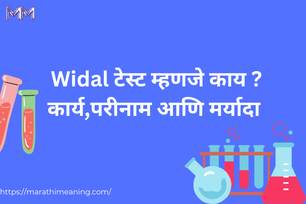 widal टेस्ट meaning इन मराठी ब्लॉग feature image