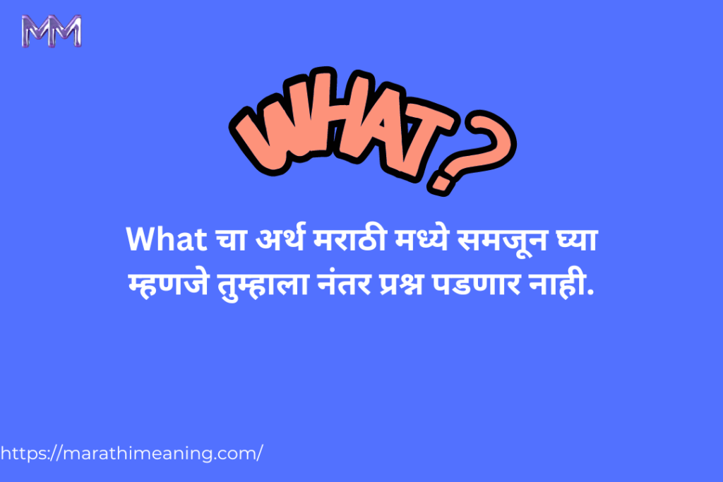 what meaning in marathi blog feature image